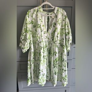 Mauve by Anthropologie V- Neck Tunic Dress - Size 2X